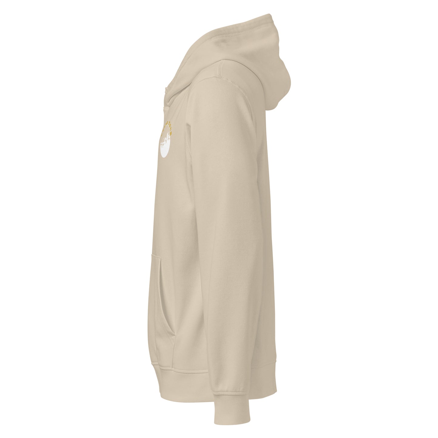 Beige Cycling Grand Tour Hoodie eco-friendly hoodie for Tour de France Giro Italia La Vuelta fans