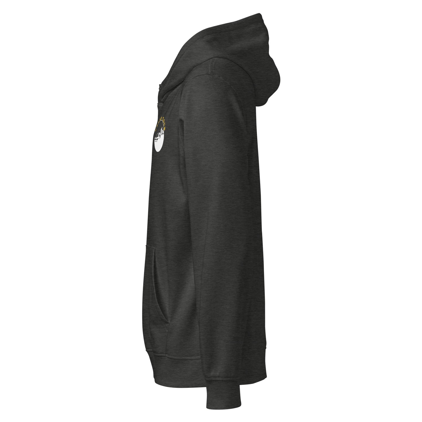 Side view of Cycling Grand Tour Hoodie eco-friendly hoodie for Tour de France Giro Italia La Vuelta fans