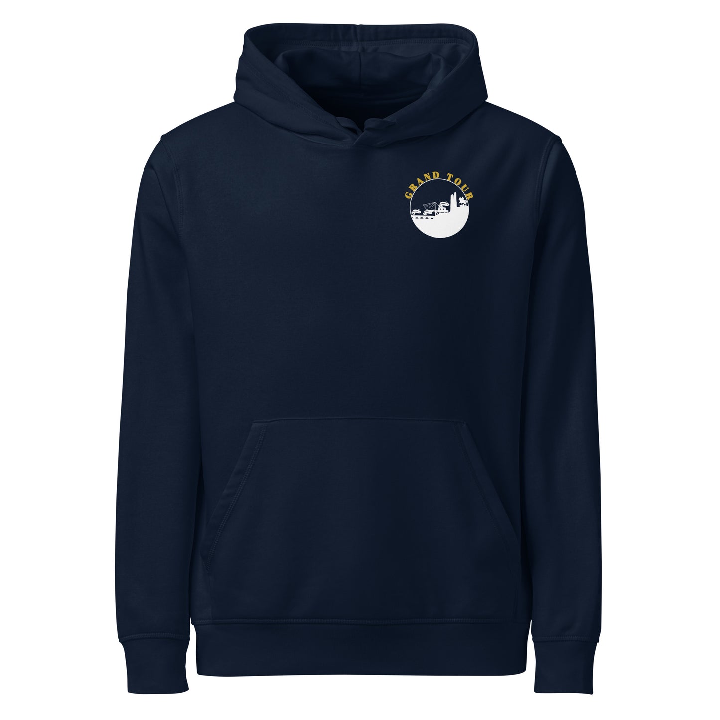 VivaTrek navy Cycling Grand Tour Hoodie eco-friendly hoodie for Tour de France Giro Italia La Vuelta fans