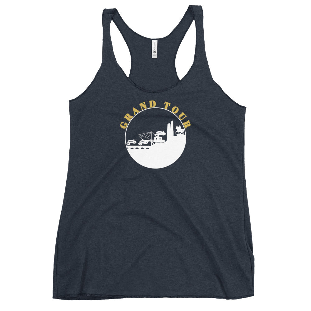 VivaTrek Cycling Tank Top Cyclists Grand Tour Racerback Tank Top for Tour de France Giro Italia La Vuelta fans