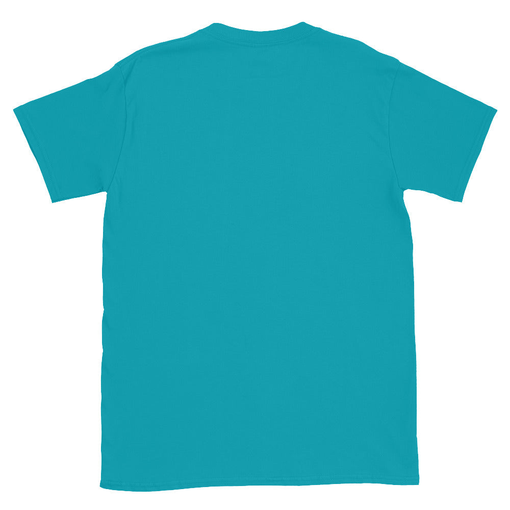 VivaTrek teal colored plain back Equestrian Graphic T-Shirt for horse riding and ascot fans