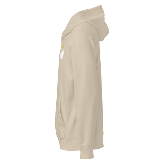 Beige Cycling Grand Tour Hoodie eco-friendly hoodie for Tour de France Giro Italia La Vuelta fans