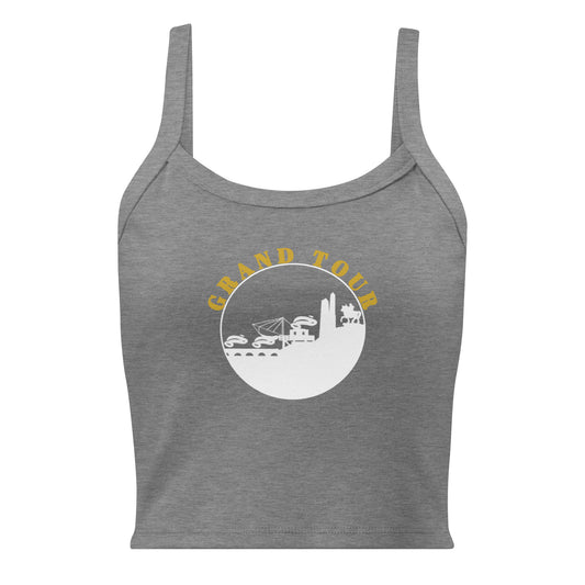 VivaTrek gray Cycling Tank Top Cyclists Grand Tour Tank Top for fans of Tour de France